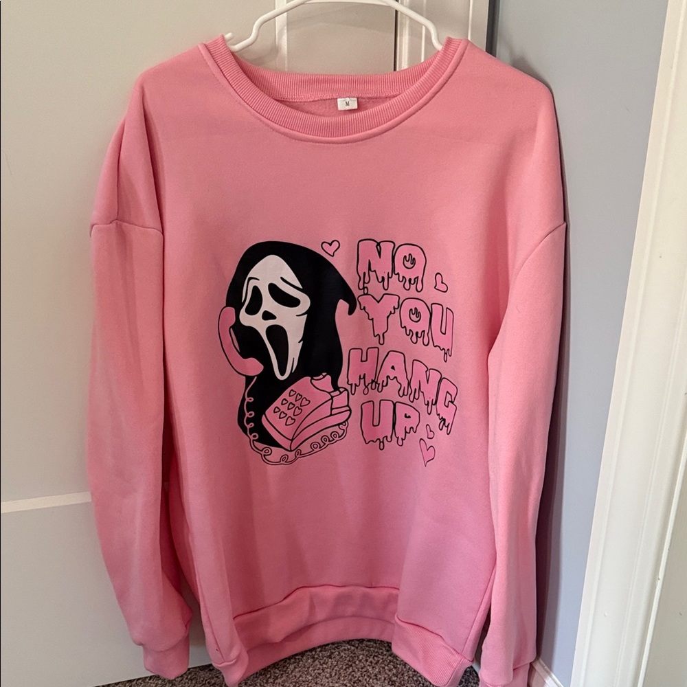 Pink Graphic Sweatshirt